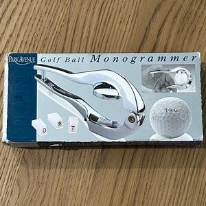 Park Avenue Silver Golf Ball Monogrammer